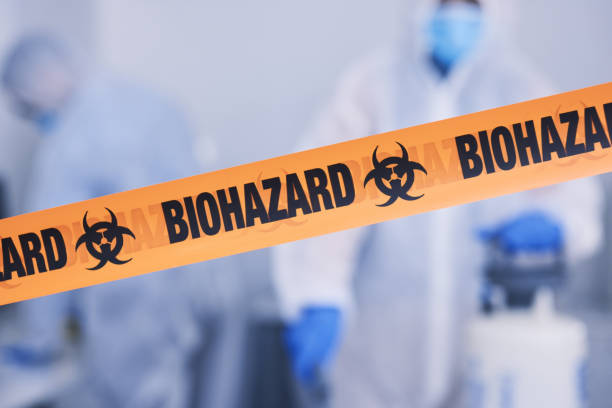 Professional Biohazard Cleanup technician working in Langlois, OR